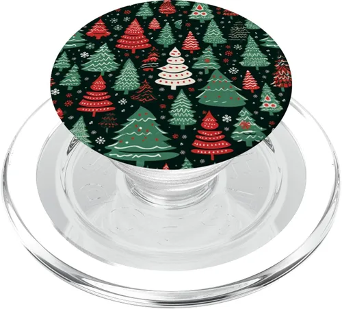 Vista 8 de PopSockets PopGrip estándar para árbol de Navidad
