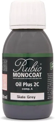Vista 27 de Rubio Monocoat Muestra de Tinte y Acabado para Madera - Niebla 5% Aceite Plus Parte A Aceite de linaza para madera de secado rápido y ecológico