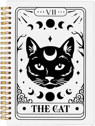 Vista 23 de Cuaderno gótico en espiral, diario gótico para parejas, cuaderno gótico para mujeres y hombres escritura, cuaderno de espiral para parejas de 8.3 x