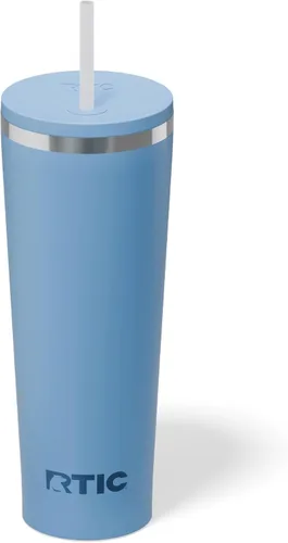 Vista 42 de RTIC Vaso Térmico Diario de 20 onzas de Acero Inoxidable Portátil con Aislamiento, Taza de Café de Viaje con Pajita, Forro de Cerámica, Tapa