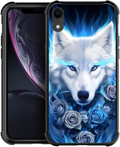 Vista 35 de CARLOCA Funda compatible con iPhone XR, iPhone XR para niños, hombres y jóvenes, diseño de nebulosa espacial, a prueba de golpes, antiarañazos