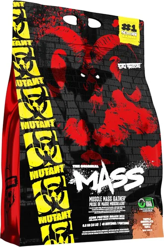 Vista 15 de Mutant Mass Proteína en polvo de ganancia de masa de peso, proteína en polvo alta en calorías para ganancia de masa, galletas y crema, 5 libras