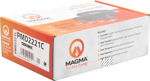 Vista 4 de MAGMA Premium PMD2221C Pastillas de freno de cerámica, traseras