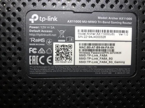 Vista 7 de TP-Link Archer AX11000 - Enrutador Wi-Fi 6 de tres bandas