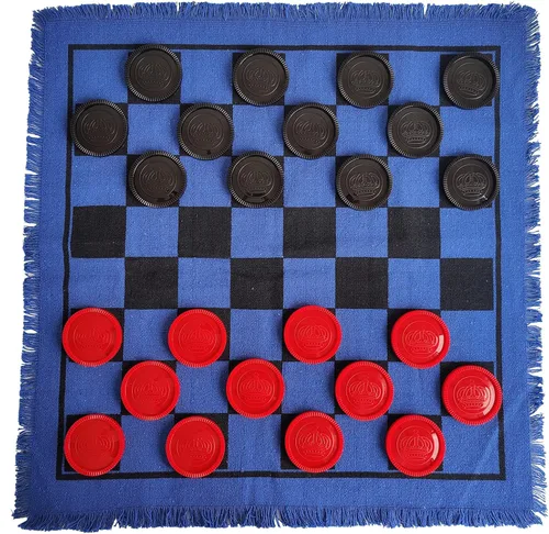 Vista 5 de SEETOOOGAMES 24 piezas de 3 pulgadas Jumbo piezas de repuesto a cuadros solamente-12rojo, 12negro