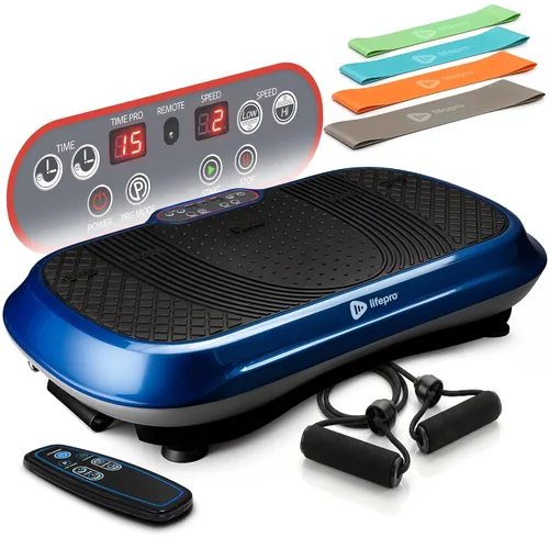 Vista 19 de Lifepro Máquina de ejercicios con placa de vibración Waver con 99 Negro