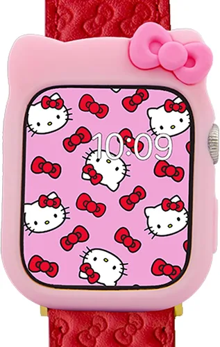 Vista 12 de Sonix x Sanrio Apple Watch Cover Estuche Protector de Goma para Apple Watch Estuche de Parachoques Se Ajusta a 38mm/40mm/41mm Chococat