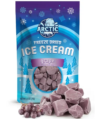 Vista 88 de Arctic Farms Trozos de Helado Liofilizado Empaquetados y en Caja - No se Derrite (1 libra, S'mores)