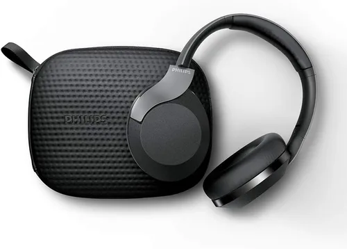 Vista 3 de Philips Rendimiento de audio TAPH805BK Bluetooth 5.0 Auriculares con cancelación activa de ruido con asistente de Google (negro)