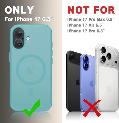 Vista 799 de Funda para Google Pixel 10 Pro XL, cubierta magnética mate, color negro Fit for MagSafe, Screen Protector included, Shockproof Military Grade
