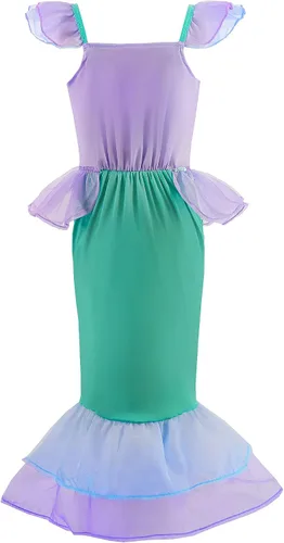 Vista 3 de Vgolar Disfraces de sirena para niñas disfraces de cosplay con accesorios