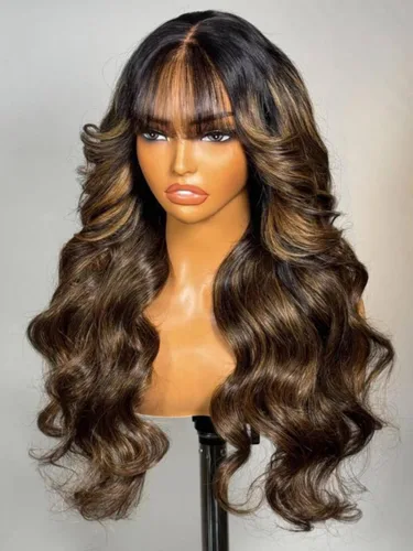 Vista 214 de Beauty Forever Bye Bye Knots - Peluca de cabello humano ondulado sin pegamento, predepilada, 7x5, encaje frontal, cabello humano suelto Peluca