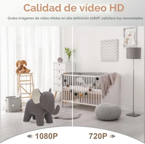 Vista 2 de Nanny Cam 1080P HD Reloj Cámara Oculta Detección de Movimiento Grabación en Bucle Pequeña Cámara de Video para Oficina, Cámara de Seguridad