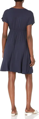 Vista 2 de Tienda Essentials Vestido de sobrepelliz para mujer (disponible en tallas grandes)