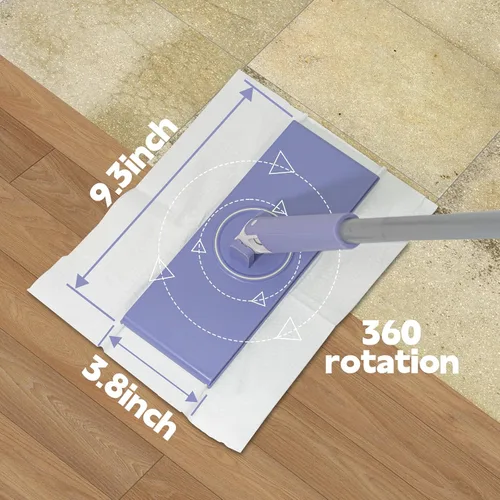 Vista 5 de Barredora con trapeador, acoplamiento y remoción instantánea sin contacto, compatible con almohadillas Swiffer, trapeador de sujeción para polvo