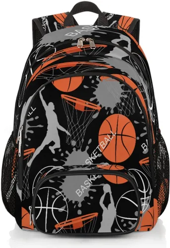 Vista 14 de Mochilas escolares para mujeres y hombres - Elegante mochila escolar universitaria - Mochilas de viaje resistentes al agua para niñas y niños, Azteca