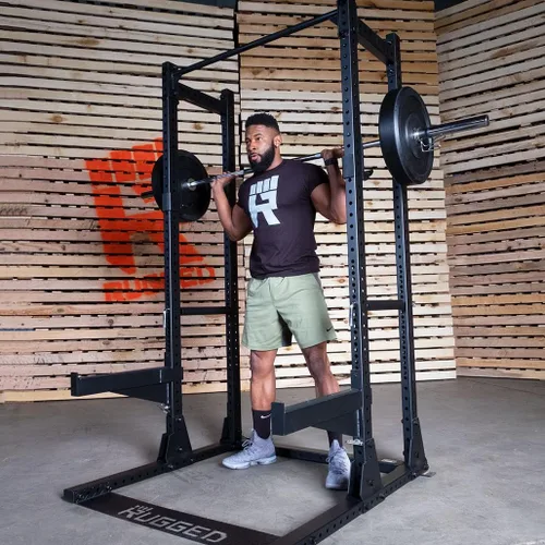 Vista 2 de Rugged Fitness (Y220 Rugged Maverick Half Rack Extension, Solo Compatible con Medio Rack Y120 Rugged Maverick)