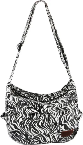 Vista 9 de Bolso bandolera grande de lona con múltiples bolsillos para hombres y mujeres, bolso cruzado de hombro para laptop