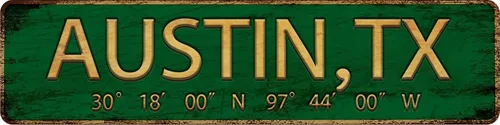 Vista 10 de Letrero de metal vintage con texto en inglés «GO ON», GIT de 4 x 16 pulgadas, letrero de calle para el hogar, restaurante, bar, cafetería, garaje