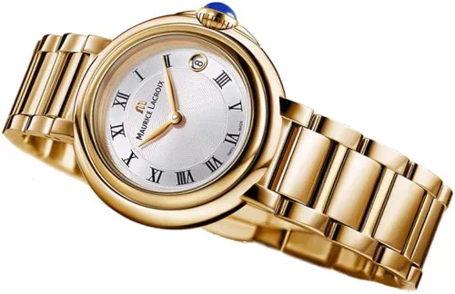 Vista 2 de Maurice Lacroix Fiaba Date Ladies Reloj de cuarzo, oro, plata, 1.102 in, Reloj de cuarzo
