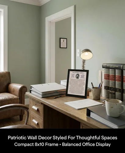 Vista 3 de Abraham Lincoln The Gettysburg Address - Póster histórico de Estados Unidos para el hogar, oficina, aula y decoración patriótica
