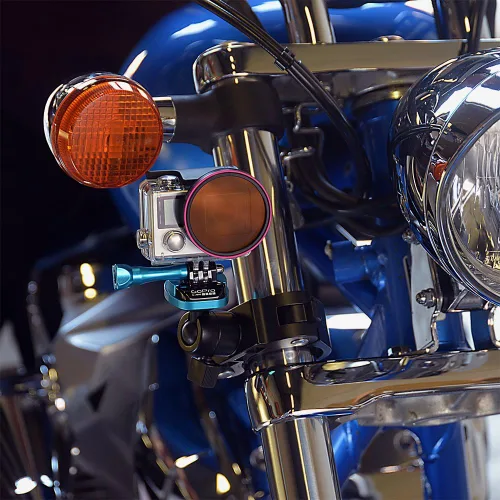 Vista 6 de Fotodiox Pro GoTough - Soporte de carreras para jaula antivuelco y barras, horquillas delanteras de motocicleta y manillares, hasta 2.1 pulgadas