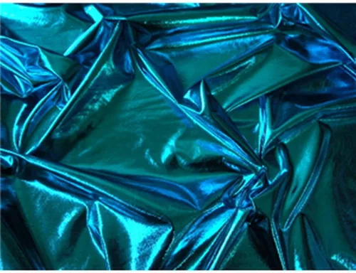 Vista 7 de Tela elástica de 4 vías Lame Metallic Spandex (negro)