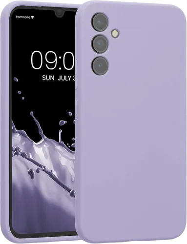 Vista 174 de kwmobile Funda compatible con Samsung Galaxy A13 4G - Funda delgada de silicona TPU - Acabado suave al tacto - Amarillo radiante