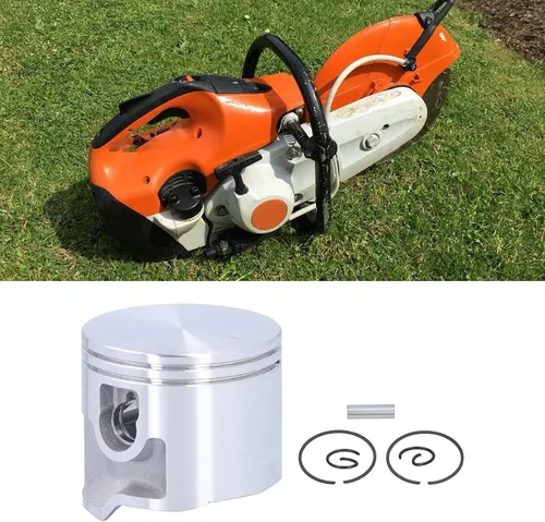 Vista 4 de Fdit Kit de pistón y pistón, conjunto de pistón y pistón de 1.969 in compatible con sierras de corte TS410 TS420, piezas de repuesto para 4238 030