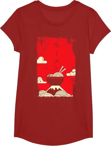 Vista 52 de Ramen Noodles Camiseta de arte japonés, Negro