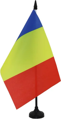 Vista 127 de AZ FLAG Aland Table Flag 4x6 in 100D Polyester Plastic Base Indoor use Finnish 15x10 cm desk flag stitched finish with reinforced edges with