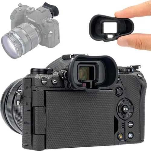 Vista 12 de Visor de cámara de silicona blanda Eyepiece para Olympus OM-D E-M1 Mark III & E-M1 Mark II y E-M1 cámara sin espejo, sustituye a Olympus EP-13 EP-12
