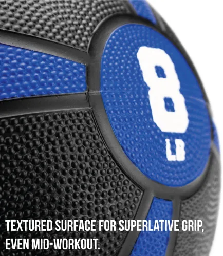 Vista 3 de Crown Sporting Goods Bola medicinal de goma Tuff Grip