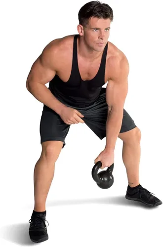 Vista 9 de WF Athletic Supply Hammerstone - Pesas rusas de hierro fundido pintadas, equipo de hogar y gimnasio, ideal para entrenamiento de fuerza