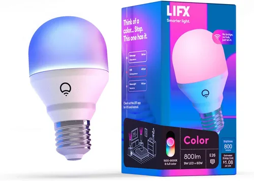 Vista 5 de LIFX Bombillas LED inteligentes Wi-Fi a color (1100 lúmenes) y (800 lúmenes)