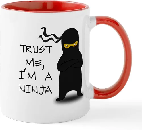 Vista 66 de CafePress Ascii - Taza de café de cerámica, taza de té, 11 onzas