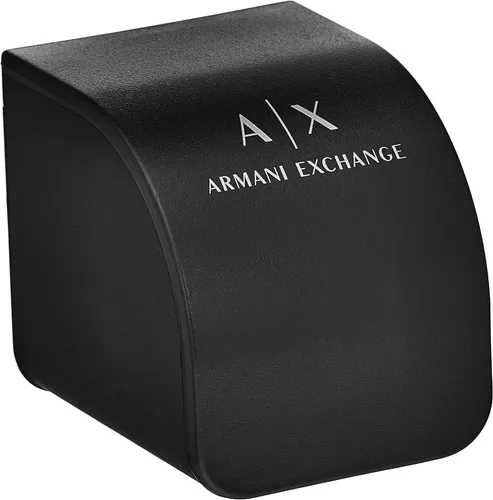 Vista 6 de AX ARMANI EXCHANGE - Reloj de cuero para hombre, color negro (modelo AX1817), Negro -, Cronógrafo