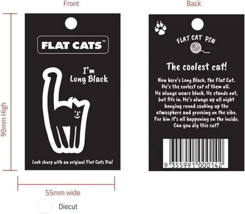 Vista 20 de FCFD Black Cat Enamel Pins Best Cat Brooch and Lapel pins for men and women Black Cat Pins