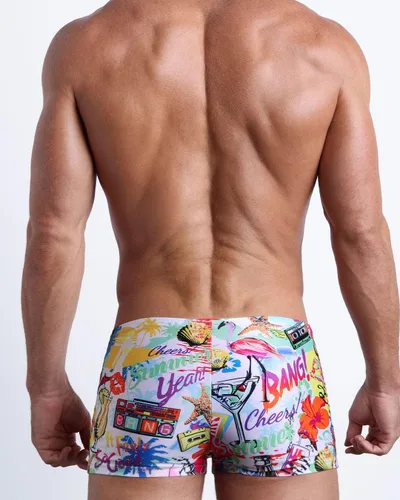Vista 49 de Bang Men's Swimwear - Swim Trunk - Square Cut Bathing Suit for Men