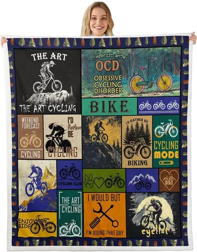 Vista 19 de Golf Fleece Blanket,Vintage Sports Game Golf Club Player Silhouette Bed Blanket for Adults Teens,Rustic Lake House Boating Beige Black Room