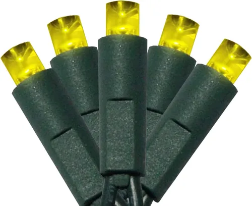 Vista 8 de Juego de luces LED de Navidad de 50 unidades, 5MM de ángulo amplio, luces de Navidad LED para exteriores, para jardín, patio, árboles de Navidad
