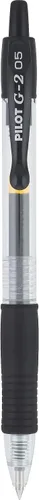 Vista 3 de Bolígrafos Pilot G2 Premium de Gel, Punta Extra Fina de 0.5 mm, Bolígrafos de Gel de Tinta Negra, Paquete de 12 - Ideal para Escuela, Diario