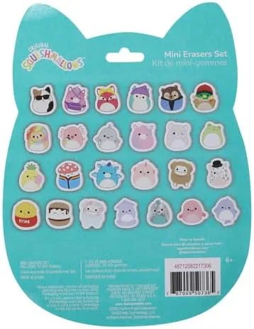 Vista 2 de Squishmallows Juego de mini borrador