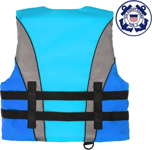 Vista 4 de Leader Accessories Chaleco salvavidas aprobado por USCG para jóvenes, chaleco para navegación