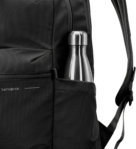 Vista 4 de Samsonite Mochila Básica, Compartimento Dedicado para Laptop, Bolsillos Delanteros Stash y Malla de Aire Transpirable Ligera Negro