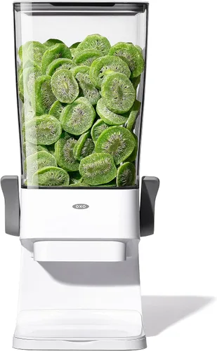 Vista 7 de Dispensador de cereales OXO Good Grips para encimera erfect for cereal, oatmeal, snacks. One-handed dispensing. Airtight dual-seal freshness.