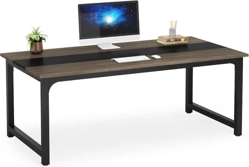 Vista 19 de Mesa para computadora Tribesigns moderna estilo sencillo para PC, portátil, estudio, moderna estación de trabajo para el oficina en casa