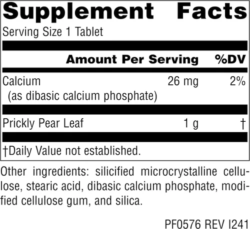 Vista 5 de Planetary Herbals Cactus Nopal de Espectro Completo, Cactus de Tuna, 1000 mg, con Hoja de Tuna - 120 Tabletas