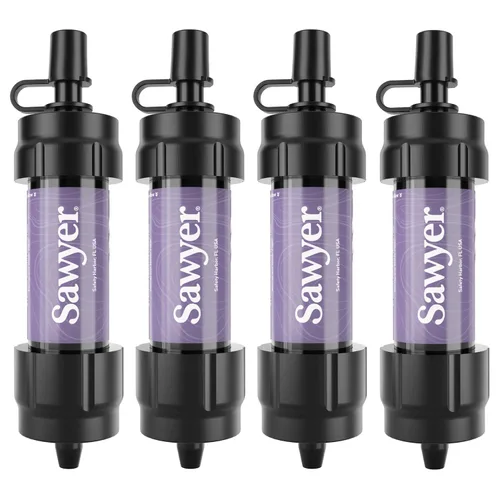 Vista 23 de Sawyer Products SP350 Sistema de filtración de agua Mini, solo filtro y émbolo de limpieza, individual, morado