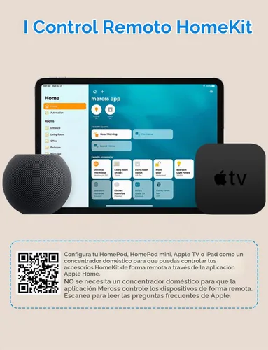 Vista 9 de meross Enchufe inteligente Mini, 15 A y Wi-Fi fiable, compatible con Apple HomeKit, Siri, Alexa, Echo, Google Assistant y Nest Hub, control